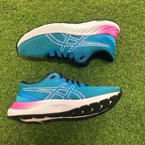 ASICS Gel-Excite 8 Womens Running Shoes Blue Pink 1012A916 Size 7.5